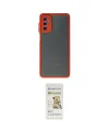 ieg™ Galaxy M52 5G Kılıf Ahenk Çizgi Serisi - Siyah Mat Seramik Nano Ekran Koruyucu
