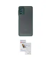 ieg™ Galaxy M52 5G Kılıf Ahenk Çizgi Serisi - Siyah Seramik Nano Ekran Koruyucu