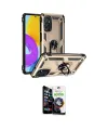 ieg™ Galaxy M52 5G Kılıf Ahenk Klasik Koleksiyonu - Şeffaf Temperli Cam Ekran Koruyucu