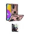 ieg™ Galaxy M52 5G Kılıf Ahenk Klasik Koleksiyonu - Şeffaf Temperli Cam Ekran Koruyucu