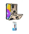 ieg™ Galaxy M52 5G Kılıf Ahenk Klasik Koleksiyonu - Siyah 5D Eko Cam Ekran Koruyucu