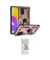 ieg™ Galaxy M52 5G Kılıf Ahenk Klasik Koleksiyonu - Siyah Mat Seramik Nano Ekran Koruyucu