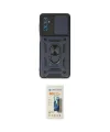 ieg™ Galaxy M52 5G Kılıf Ahenk Klasik - Siyah 6D Mat Seramik Hayalet Nano Ekran Koruyucu