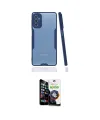 ieg™ Galaxy M52 5G Kılıf Atlas Asil Serisi - Şeffaf Temperli Cam Ekran Koruyucu