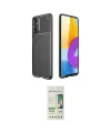 ieg™ Galaxy M52 5G Kılıf Eksen Form Prime - Siyah 20D Premium Cam Ekran Koruyucu