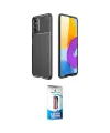 ieg™ Galaxy M52 5G Kılıf Eksen Form Prime - Siyah 5D Eko Cam Ekran Koruyucu