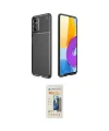 ieg™ Galaxy M52 5G Kılıf Eksen Form Prime - Siyah 6D Mat Seramik Hayalet Nano Ekran Koruyucu