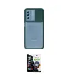 ieg™ Galaxy M52 5G Kılıf Vadi Çizgi - Şeffaf Temperli Cam Ekran Koruyucu