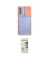 ieg™ Galaxy M52 5G Kılıf Vadi Çizgi - Siyah 20D Premium Cam Ekran Koruyucu