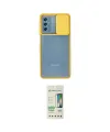 ieg™ Galaxy M52 5G Kılıf Vadi Çizgi - Siyah 20D Premium Cam Ekran Koruyucu
