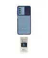 ieg™ Galaxy M52 5G Kılıf Vadi Çizgi - Siyah 5D Hayalet Cam Ekran Koruyucu
