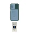 ieg™ Galaxy M52 5G Kılıf Vadi Çizgi - Siyah 5D Hayalet Cam Ekran Koruyucu
