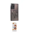 ieg™ Galaxy Note 20 Ultra Kılıf Nova Işık Özel Seri - Siyah AutoKit 5in1 Fiber Polymer Nano Ekran Koruyucu
