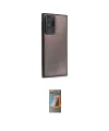 ieg™ Galaxy Note 20 Ultra Kılıf Vadi Minimal - Siyah AutoKit 5in1 Fiber Hayalet Polymer Nano Ekran Koruyucu
