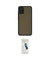 ieg™ Galaxy S20 FE Kılıf Ahenk Çizgi Serisi - Şeffaf Pasifik Cam Ekran Koruyucu