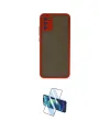 ieg™ Galaxy S20 FE Kılıf Ahenk Çizgi Serisi - Siyah 3D Antistatik Cam Ekran Koruyucu