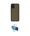 ieg™ Galaxy S20 FE Kılıf Ahenk Çizgi Serisi - Siyah 3D Antistatik Cam Ekran Koruyucu