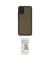 ieg™ Galaxy S20 FE Kılıf Ahenk Çizgi Serisi - Siyah Mat Seramik Nano Ekran Koruyucu