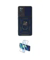 ieg™ Galaxy S20 FE Kılıf Ahenk Klasik - Siyah 3D Antistatik Cam Ekran Koruyucu