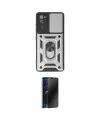 ieg™ Galaxy S20 FE Kılıf Ahenk Klasik - Siyah 3D Antistatik Hayalet Cam Ekran Koruyucu
