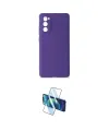 ieg™ Galaxy S20 FE Kılıf Ahenk Serisi - Siyah 3D Antistatik Cam Ekran Koruyucu