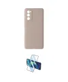 ieg™ Galaxy S20 FE Kılıf Ahenk Serisi - Siyah 3D Antistatik Cam Ekran Koruyucu
