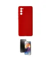 ieg™ Galaxy S20 FE Kılıf Ahenk Serisi - Siyah 3D Antistatik Mat Seramik Nano Ekran Koruyucu