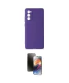 ieg™ Galaxy S20 FE Kılıf Ahenk Serisi - Siyah 3D Antistatik Mat Seramik Nano Ekran Koruyucu