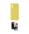 ieg™ Galaxy S20 FE Kılıf Ahenk Serisi - Siyah 3D Antistatik Mat Seramik Nano Ekran Koruyucu