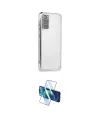 ieg™ Galaxy S20 FE Kılıf Vadi Minimal - Siyah 3D Antistatik Cam Ekran Koruyucu