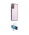 ieg™ Galaxy S20 FE Kılıf Vadi Minimal - Siyah 3D Antistatik Cam Ekran Koruyucu