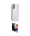 ieg™ Galaxy S20 FE Kılıf Vadi Minimal - Siyah 3D Antistatik Mat Seramik Nano Ekran Koruyucu