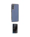ieg™ Galaxy S20 FE Kılıf Yankı Serisi - Siyah 3D Antistatik Hayalet Cam Ekran Koruyucu