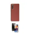 ieg™ Galaxy S20 FE Kılıf Yankı Serisi - Siyah 3D Antistatik Mat Seramik Nano Ekran Koruyucu