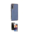 ieg™ Galaxy S20 FE Kılıf Yankı Serisi - Siyah 3D Antistatik Mat Seramik Nano Ekran Koruyucu