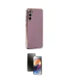 ieg™ Galaxy S20 FE Kılıf Yankı Serisi - Siyah 3D Antistatik Mat Seramik Nano Ekran Koruyucu
