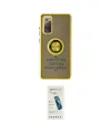 ieg™ Galaxy S20 FE Kılıf Yörünge Çizgi - Şeffaf Pasifik Cam Ekran Koruyucu