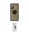 ieg™ Galaxy S20 FE Kılıf Yörünge Çizgi - Şeffaf Pasifik Cam Ekran Koruyucu
