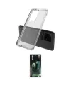 ieg™ Galaxy S20 Plus Kılıf Zirve Doku - Şeffaf 360 Full Body Arka Koruyucu