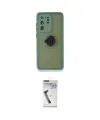 ieg™ Galaxy S20 Ultra Kılıf Yörünge Çizgi - Şeffaf Uv Polymer Nano Ekran Koruyucu