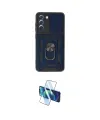 ieg™ Galaxy S21 FE Kılıf Ahenk Klasik - Siyah 3D Antistatik Cam Ekran Koruyucu