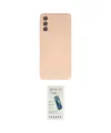 ieg™ Galaxy S21 FE Kılıf Ahenk Serisi - Şeffaf Pasifik Cam Ekran Koruyucu