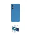 ieg™ Galaxy S21 FE Kılıf Ahenk Serisi - Siyah 3D Antistatik Cam Ekran Koruyucu