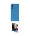 ieg™ Galaxy S21 FE Kılıf Ahenk Serisi - Siyah 3D Antistatik Mat Seramik Nano Ekran Koruyucu