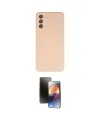 ieg™ Galaxy S21 FE Kılıf Ahenk Serisi - Siyah 3D Antistatik Mat Seramik Nano Ekran Koruyucu