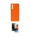 ieg™ Galaxy S21 FE Kılıf Ahenk Serisi - Siyah 3D Antistatik Mat Seramik Nano Ekran Koruyucu