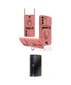 ieg™ Galaxy S21 FE Kılıf Vadi Form Prime - Siyah 3D Antistatik Hayalet Cam Ekran Koruyucu