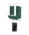 ieg™ Galaxy S21 FE Kılıf Vadi Form Prime - Siyah 3D Antistatik Hayalet Cam Ekran Koruyucu
