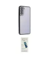 ieg™ Galaxy S21 FE Kılıf Vadi Minimal - Şeffaf Pasifik Cam Ekran Koruyucu