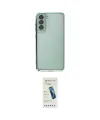 ieg™ Galaxy S21 FE Kılıf Vadi Minimal - Şeffaf Pasifik Cam Ekran Koruyucu